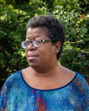 Joycelyn John was ‘voluntarily’ deported, despite having arrived in the UK aged four. ‘I didn’t take a lot – jeans, T-shirts, a toothbrush, some Colgate, a towel’. 3602.jpg?width=300&quality=85&auto=forma