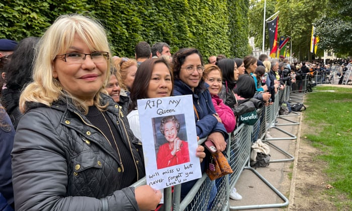 Benny Hamedi was among those who arrived in the early hours of the morning