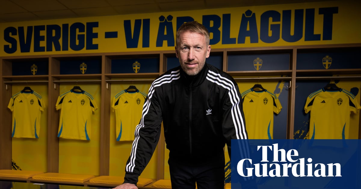 Graham Potter: ‘I feel very Swedish when I’m working – I look a bit Swedish’