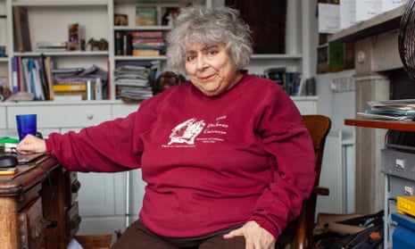 Miriam Margolyes at home in London