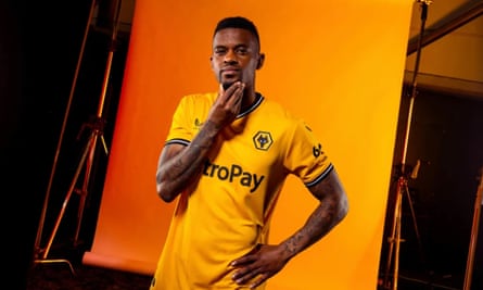 Nelson Semedo in Wolves’ new home kit
