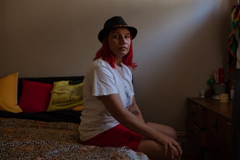Lizzie Jarrett, a member of the Stolen Generations, in her bedroom in Marrickville, NSW.
