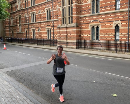 Annabel Lee, during a 10km run in Oxford