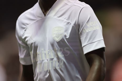 Arsenal are wearing a white kit to raise awareness about knife crime in London.