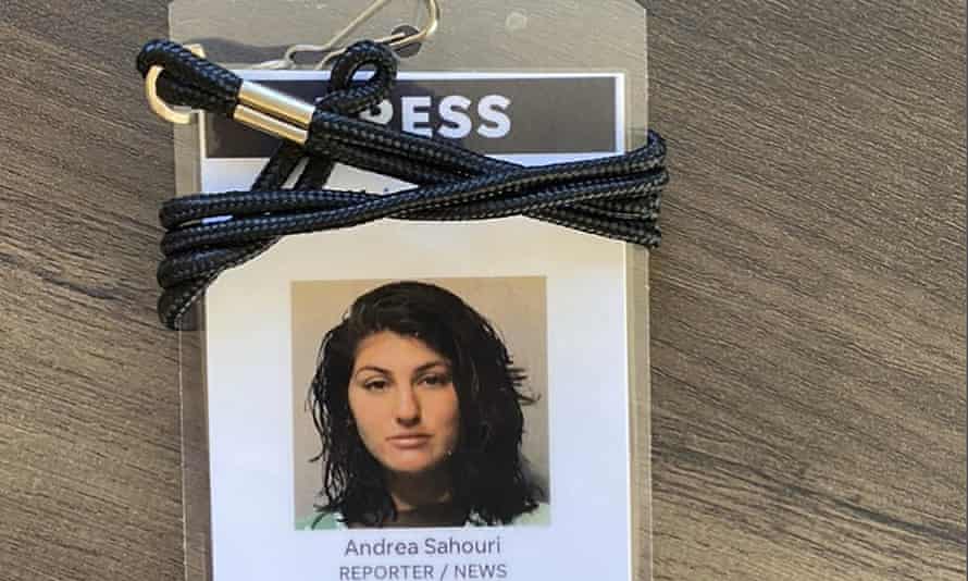 Des Moines Register reporter Andrea Sahouri was arrested on 31 May 2020 arrest while covering a Black Lives Matter protest.