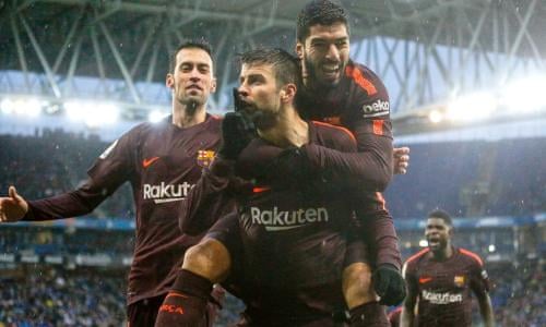 De la Peña summons Espanyol miracle in Camp Nou to resurrect title race |  La Liga | The Guardian