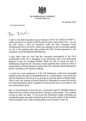 PM’s letter to Tusk