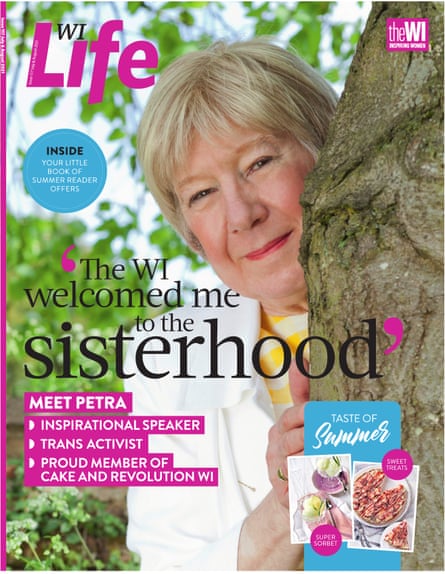  Petra Wenham on the cover of the WI magazine in 2021