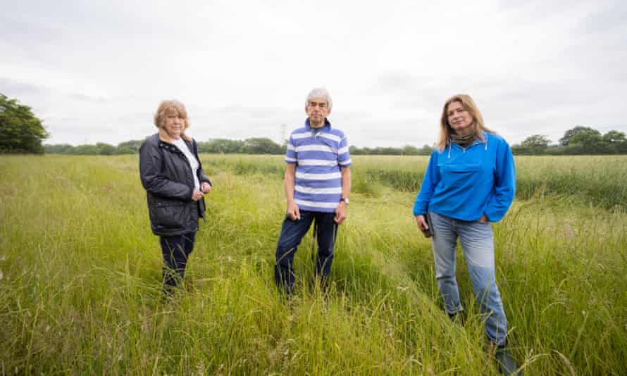 Dave Tidey, Sarah O’Brien and Francis Martin from the West Grinstead Action Group