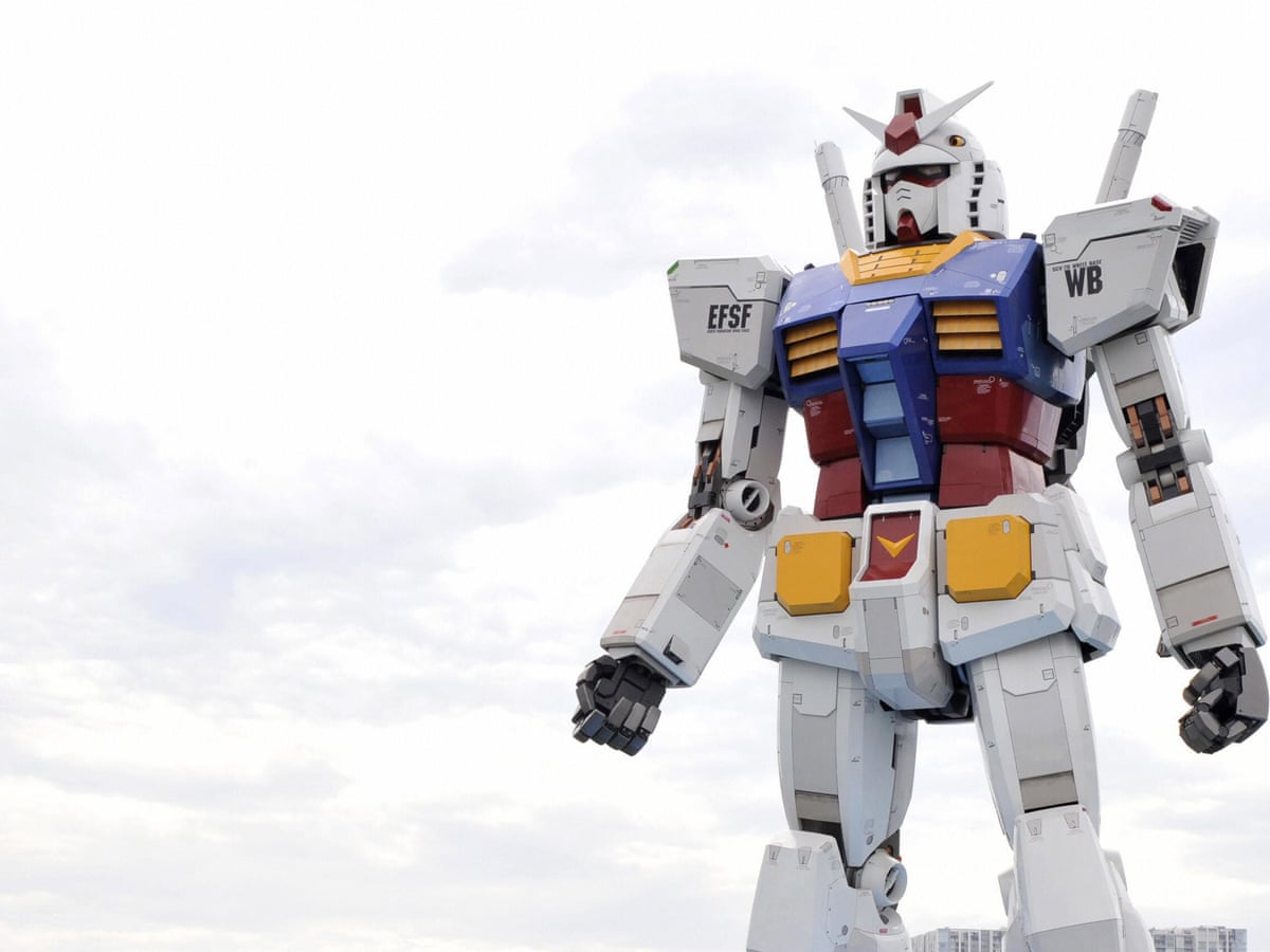 Big In Japan Giant Gundam Robot Makes Its First Moves In Yokohama Japan The Guardian