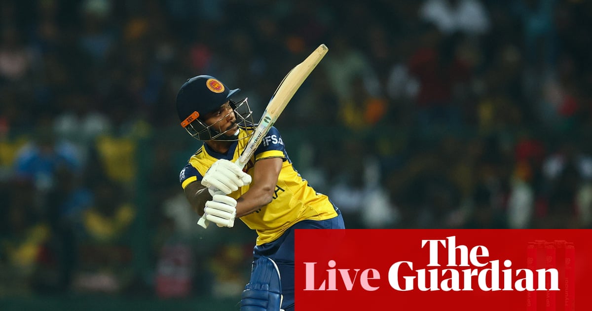 Sri Lanka v Australia: T20 World Cup cricket live