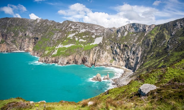 Slieve League, Donegal, are among the highest cliffs in western Europe.