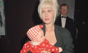 ‘She was a celebrity before she was born’: as a baby with mother Paula Yates in 1991.