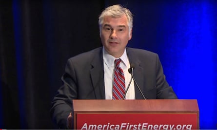 Vincent DeVito has described his role as ‘the office of energy dominance’ and once said in a speech: ‘The war on American energy is over.’