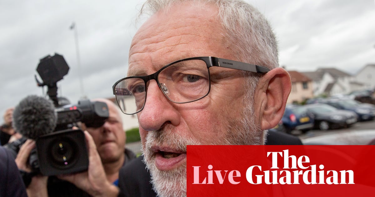 Jeremy Corbyn says he will try to 'politically stop' prorogation with legislation – live news