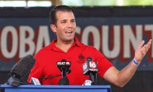 Donald Trump Jr on the trail