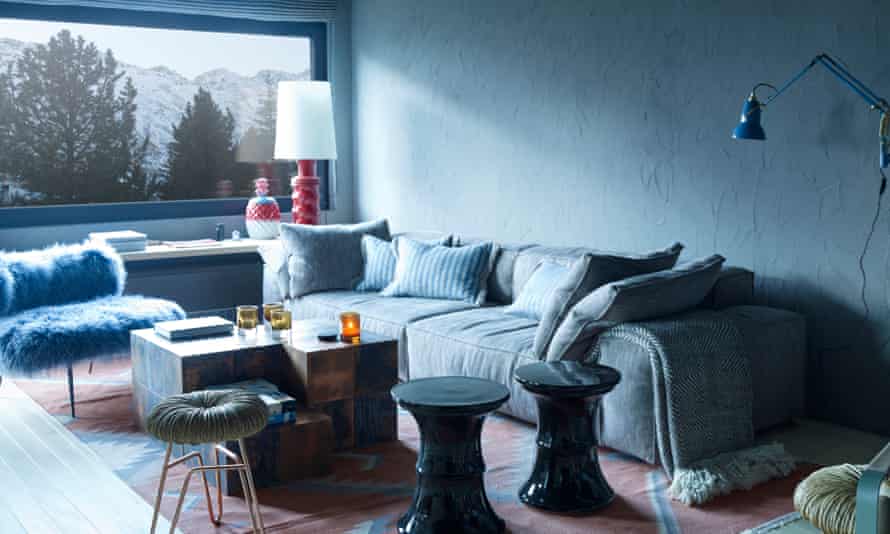 The living room.