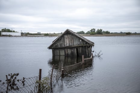 Komyshany village on the outskirts of Kherson city.