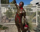 New Charlie Kirk statue vandalized at Turning Point USA headquarters