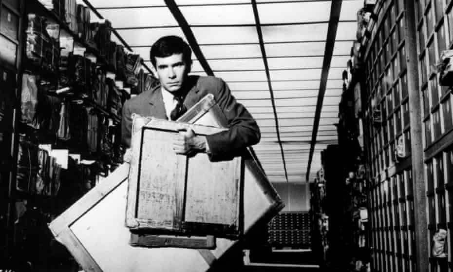 A Kafkaesque corridor ... Anthony Perkins as Josef K in Orson Welles’s film version of The Trial.