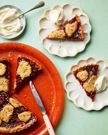 Nicola Lamb’s jammy shortbread tart.
