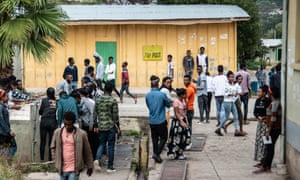 Students at Ambo University