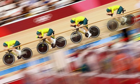 The Australian track cycling team at the 2020 Olympics