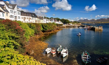 'There's a savage beauty to the place': the dark mystery of Ireland's Connemara region | galway holidays 2 The harbor in Roundstone village.