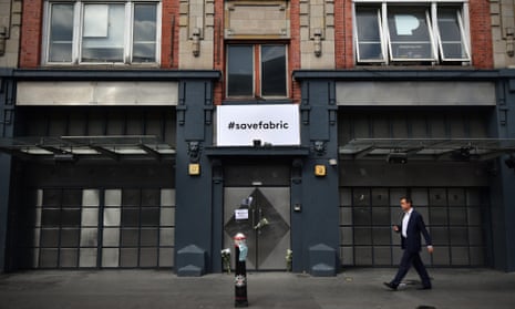 ‘You are all to thank for this’ … Fabric nightclub in London.