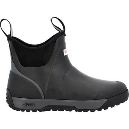 A black Xtratuf Ankle Deck Ice boot