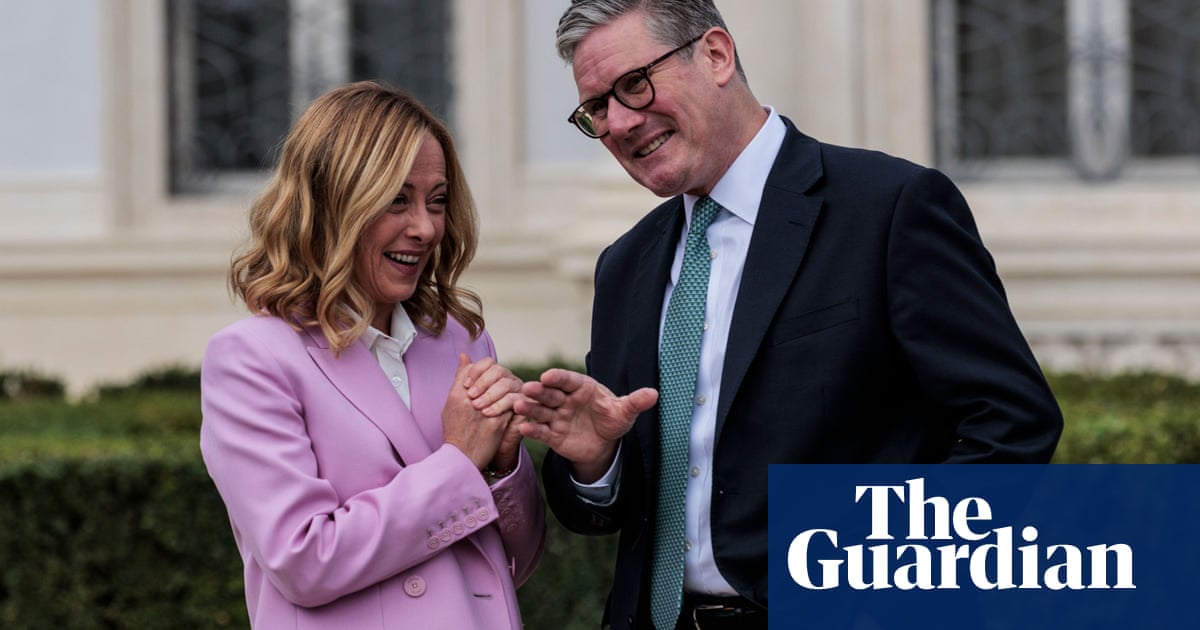 Far-right Italian PM says she is 'in tune on many issues' with Keir Starmer