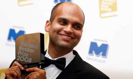 Adiga in London after winning the Booker in 2008.