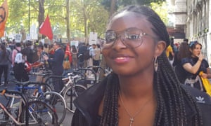 Jessica Ahmed, who attends school climate strikes.