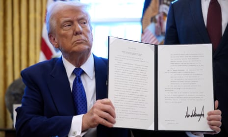 Donald Trump, after signing his executive order against Covid-19 vaccine mandates at schools.