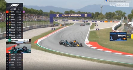Max Verstappen rams George Russell.