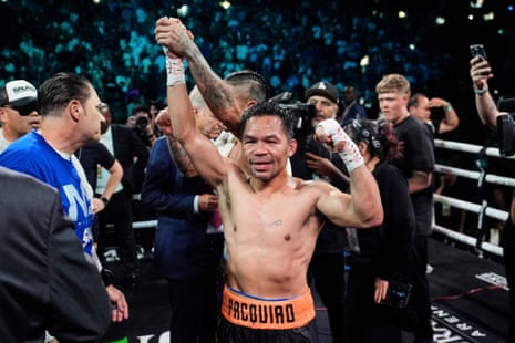 Manny Pacquiao v Mario Barrios: WBC welterweight championship – as it happened | Boxing | The Guardian