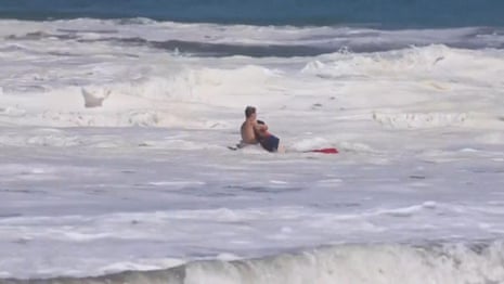 I'm super proud of him': father of teen lifeguard recounts dramatic ocean rescue | California | The Guardian