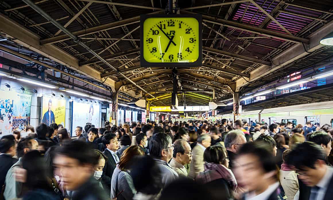 Commuters in Japan