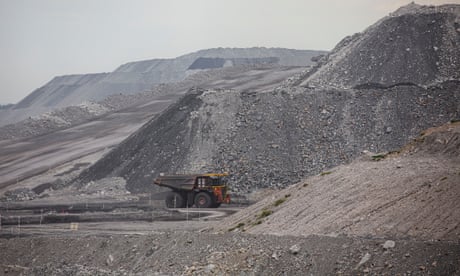 File photo of a coalmine in the Upper Hunter Valley, Australia