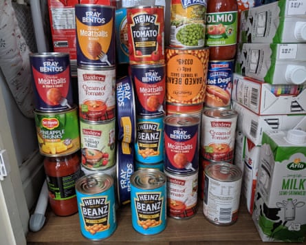 Stash of tinned products