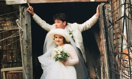 Dexter Fletcher and wife Dalia getting married in Vilnius.