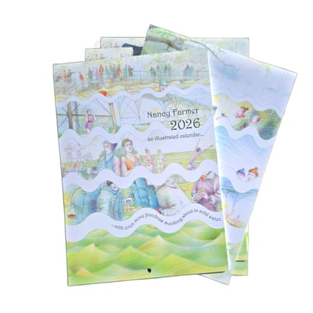 Swimming calendar for 2026 by Nancy Farmer.