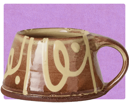 Mollie Milton terracotta mug