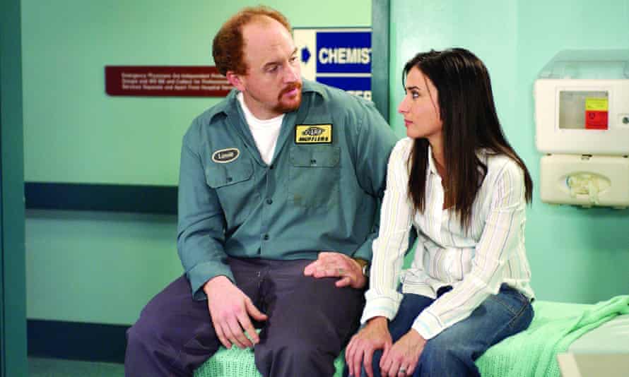 ‘Louis and I used to talk about revisiting Lucky Louie, so anything’s possible’ … Louis CK and Adlon in Lucky Louie.