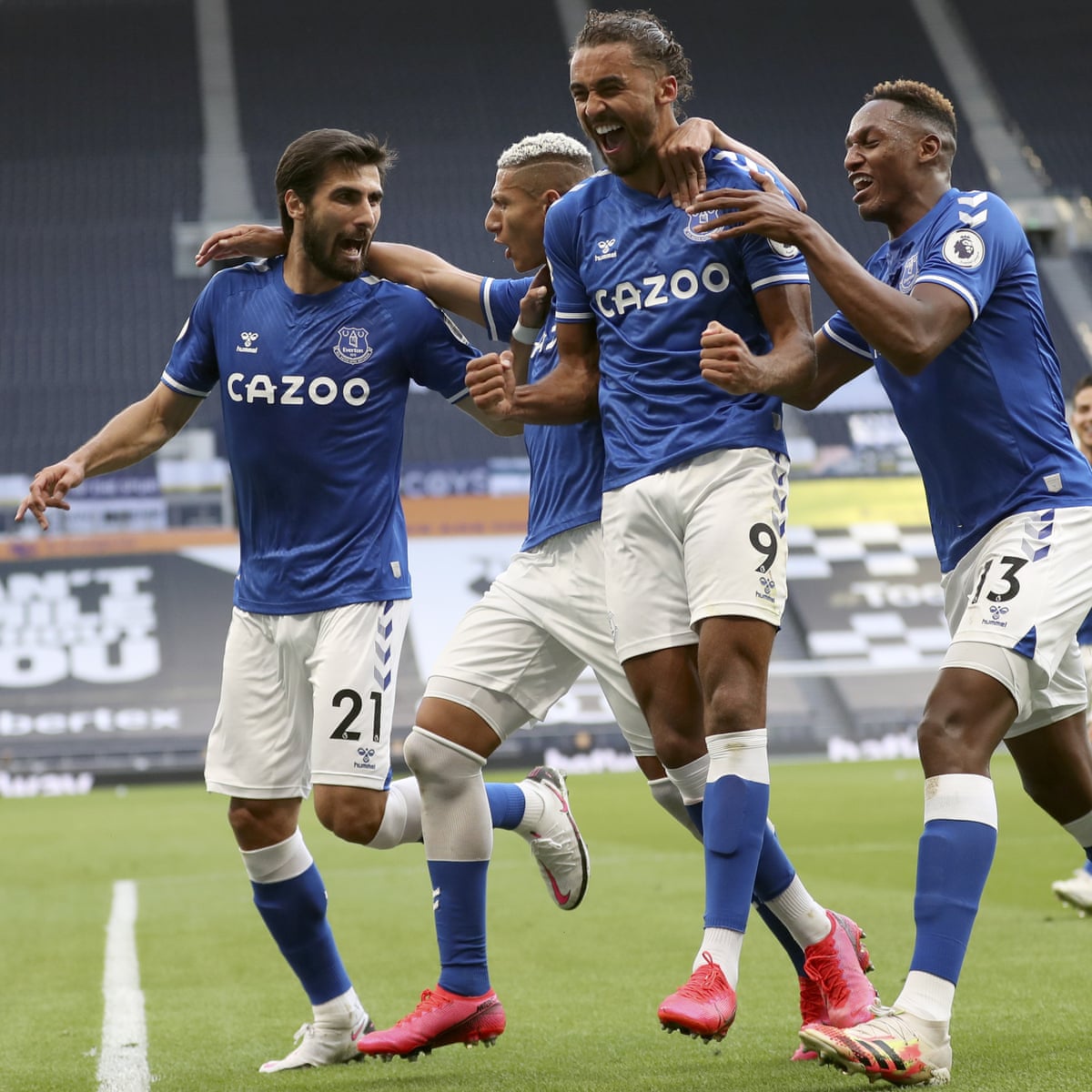 Dominic Calvert Lewin Gets Everton Off To Winning Start At Tottenham Football The Guardian