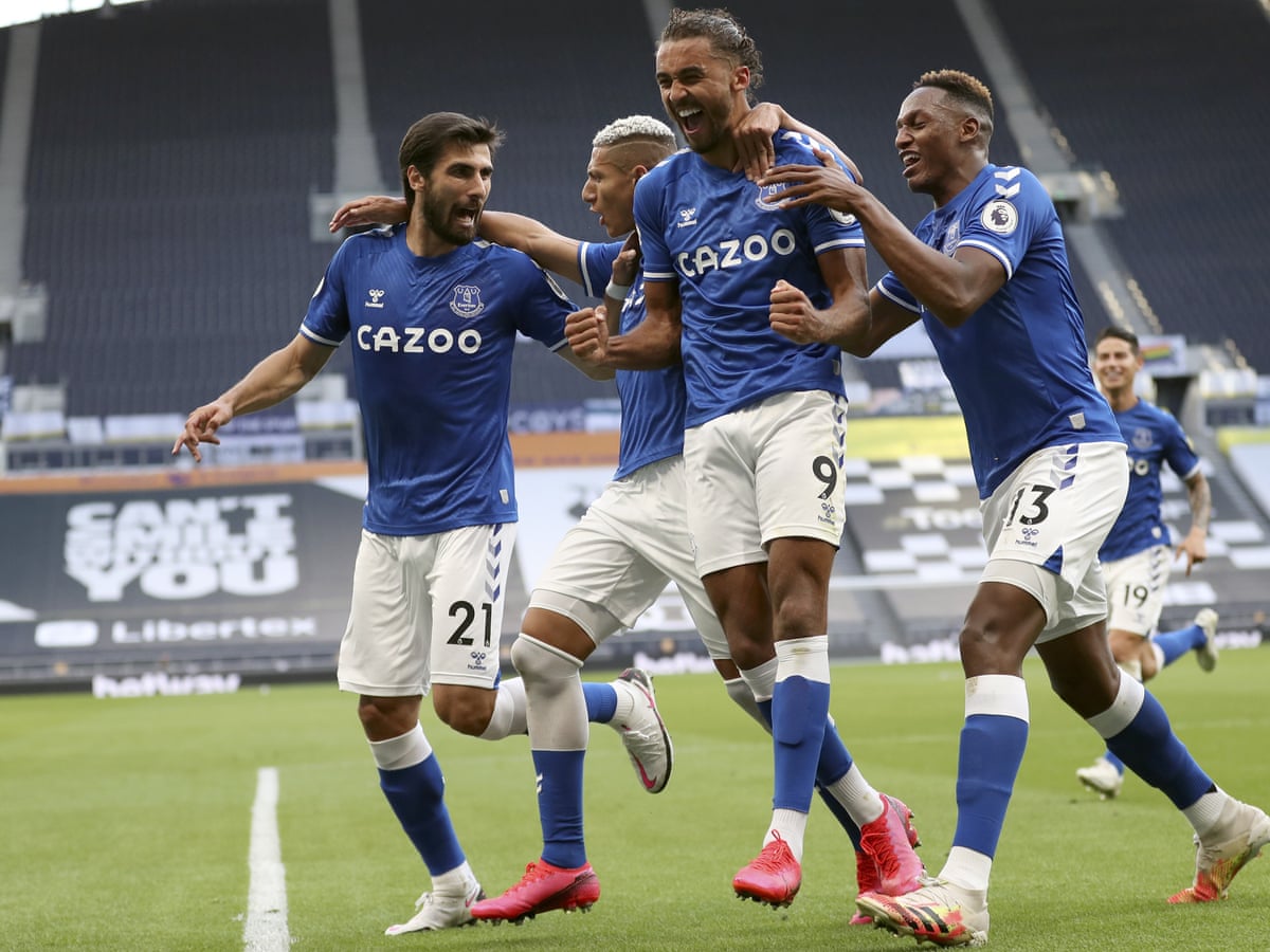 Dominic Calvert Lewin Gets Everton Off To Winning Start At Tottenham Football The Guardian
