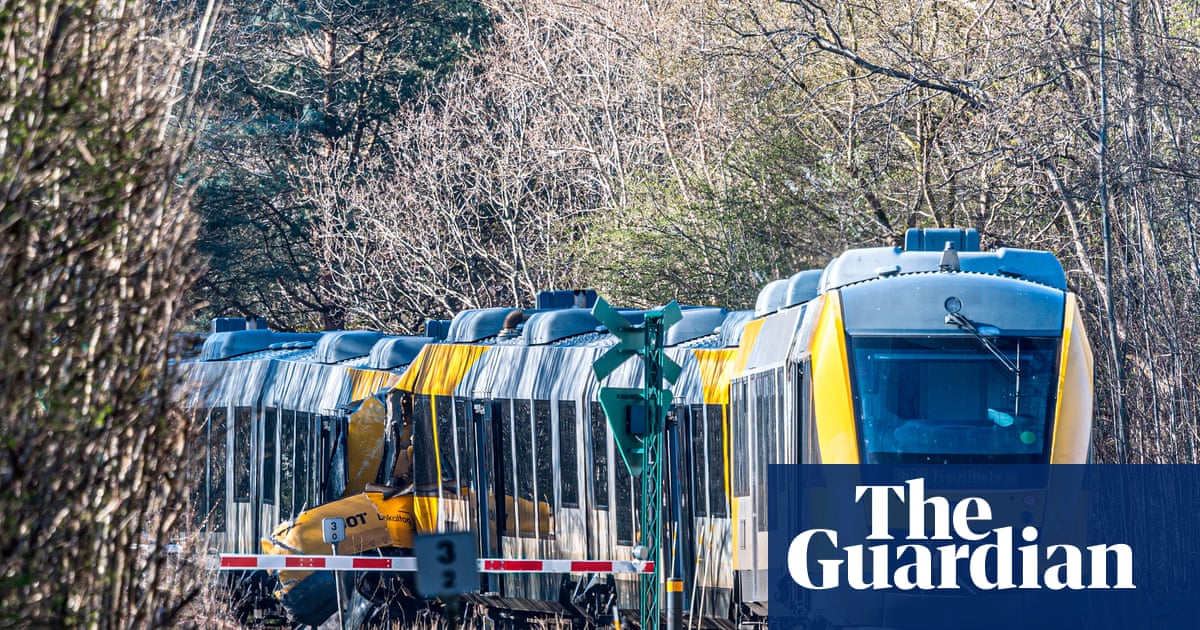 Head-on train collision near Copenhagen leaves five critically injured