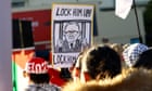 Victorian premier accuses pro-Palestine protesters of bringing ‘violence, homophobia and antisemitism’ to Labor conference