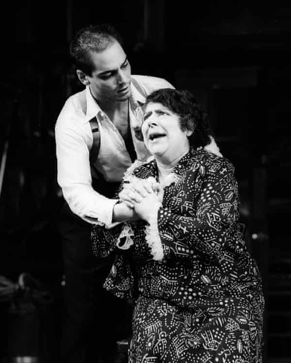 Jean-Marc Barr and Miriam Margolyes in Orpheus Descending.