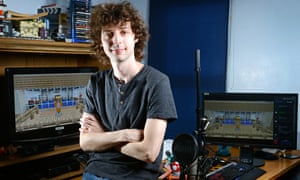 Joseph Garrett in his home studio. ‘I don’t want to come across as patronising.’